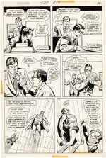 SUPERMAN #290 COMIC BOOK PAGE ORIGINAL ART BY CURT SWAN.
