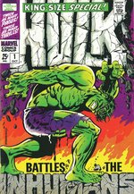 INCREDIBLE HULK SPECIAL #1 FRAMED "SHATTERED" MOSAIC COMIC BOOK COVER RECREATION ORIGNAL ART BY MATTHEW DiMASI (SIGNED BY JIM STERANKO).
