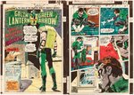 FLASH #217 COMPLETE STORY COLOR GUIDES (NEAL ADAMS ART - GREEN LANTERN/GREEN ARROW).
