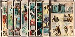 FLASH #217 COMPLETE STORY COLOR GUIDES (NEAL ADAMS ART - GREEN LANTERN/GREEN ARROW).