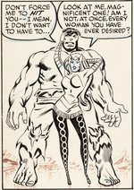 MARVEL SUPER HEROES SECRET WARS #8 COMIC BOOK PAGE ORIGINAL ART BY MIKE ZECK.
