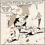 MARVEL SUPER HEROES SECRET WARS #8 COMIC BOOK PAGE ORIGINAL ART BY MIKE ZECK.