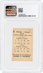 C. 1922 ROMEO AND JULIETA CIGARS HELIODORO HIDALGO CSG 3 VG (RICHARD MERKIN COLLECTION).