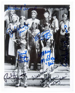 “THE WALTONS” PHOTO SIGNED BY EIGHT CAST MEMBERS.