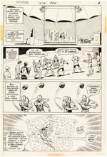 SUPERMAN #274 COMIC BOOK PAGE ORIGINAL ART BY CURT SWAN.