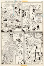 SUPERMAN #281 COMIC BOOK PAGE ORIGINAL ART BY CURT SWAN.