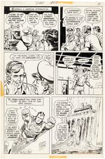SUPERMAN #290 COMIC BOOK PAGE ORIGINAL ART BY CURT SWAN.