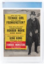 FAMOUS MONSTERS OF FILMLAND #1 FEBRUARY 1958 CGC 4.0 VG.