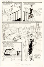 KATY KEENE PIN-UP PARADE #7 COMIC BOOK PAGE ORIGINAL ART BY BILL WOGGON.