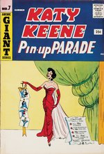 KATY KEENE PIN-UP PARADE #7 COMIC BOOK PAGE ORIGINAL ART BY BILL WOGGON.