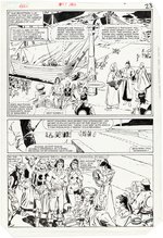 ARAK, SON OF THUNDER #47 COMIC BOOK PAGE ORIGINAL ART BY ADRIENNE ROY.