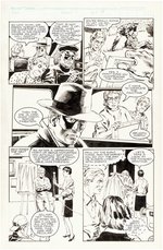 GREEN HORNET #15 COMIC BOOK PAGE ORIGINAL ART BY JERRY DeCAIRE.