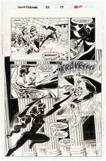 SECRET DEFENDERS #22 COMIC BOOK PAGE ORIGINAL ART BY BILL WYLIE (FIRST SEPULCRE).