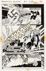 MIDNIGHT SONS UNLIMITED #27 COMIC BOOK PAGE ORIGINAL ART BY JAMES FRY.