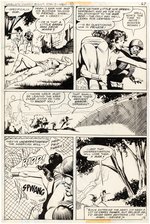 WORLD'S FINEST #249 COMIC BOOK PAGE ORIGINAL ART BY MIKE VOSBERG.