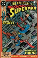 ADVENTURES OF SUPERMAN #472 COMIC BOOK PAGE ORIGINAL ART BY DAN JURGENS.