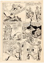 SHOWCASE #62 COMIC BOOK PAGE ORIGINAL ART BY JOE ORLANDO (FIRST INFERIOR FIVE).