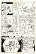 SUPERMAN #284 PART 2 NEAR COMPLETE STORY- COMIC BOOK PAGE ORIGINAL ART BY CURT SWAN.