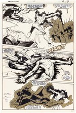 MOON KNIGHT #12 COMIC BOOK PAGE ORIGINAL ART BY BILL SIENKIEWICZ.