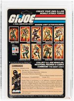 G.I. JOE: A REAL AMERICAN HERO - SNAKE EYES SERIES 1/9 BACK AFA 80 NM (NO SNAP-ON TEXT VARIETY - POP 1).