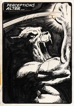 CREATURES ON THE LOOSE #36 COMIC BOOK PAGE ORIGINAL ART BY GEORGE PÉREZ.