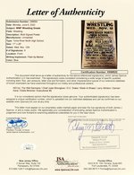 NWF CHAMPIONSHIP WRESTLING MULTI-SIGNED 1986 PROFESSIONAL WRESTLING POSTER (WILD SAMOANS).