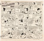 THE KATZENJAMMER KIDS 1950 SUNDAY PAGE ORIGINAL ART BY CHARLES "DOC" WINNER.