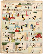 THE BUNGLE FAMILY 1927 SUNDAY PAGE ORIGINAL ART BY HARRY TUTHILL.
