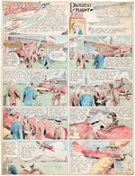 TAILSPIN TOMMY 1932 SUNDAY PAGE ORIGINAL ART BY HAL FORREST.