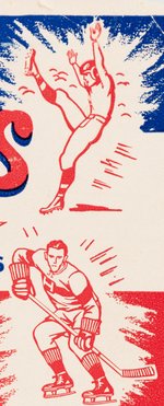 1951 BERK ROSS "HIT PARADE OF CHAMPIONS" RARE STORE SIGN PLUS CARD PACK.