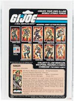G.I. JOE: A REAL AMERICAN HERO - STALKER SERIES 1/9 BACK COBRA COMMANDER OFFER AFA 80 NM.