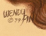 ELFQUEST - MOONSHADE PASTEL ORIGINAL ART PORTRAIT BY WENDY PINI.