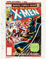 X-MEN #106 COMPLETE STORY & COVER COLOR GUIDES (ANDY YANCHUS COLORIST).