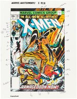 X-MEN #108 COMPLETE STORY & COVER COLOR GUIDES (ANDY YANCHUS COLORIST).