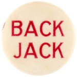 "BACK JACK" KENNEDY 1960 WASHINGTON STATE BUTTON.