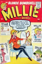 MILLIE THE MODEL #102 COMIC BOOK PAGE ORIGINAL ART BY STAN GOLDBERG.