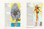 THE OFFICIAL HANDBOOK OF THE MARVEL UNIVERSE #4 & DELUXE EDITION #4 - REGULAR COVER & INTERIOR PAGES COLOR GUIDES LOT. (ANDY YANCHUS COLORIST).