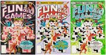 FUN AND GAMES MAGAZINE #9 NEAR COMPLETE STORY & COVERS COLOR GUIDES (ANDY YANCHUS COLORIST).