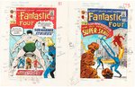 FANTASTIC FOUR ANNUAL #1 COVER AND COLOR GUIDES PLUS 13 COVERS FOR MARVEL MASTERWORKS (ANDY YANCHUS COLORIST).