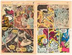 MARVEL BRONZE AGE REPRINT ASSORTMENT (INCREDIBLE HULK, SILVER SURFER, SGT. FURY & MORE) STORY COLOR GUIDES & REFERENCE MATERIAL (ANDY YANCHUS COLORIST).