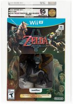NINTENDO Wii U (2016) THE LEGEND OF ZELDA: TWILIGHT PRINCESS HD + WOLF LINK AMIIBO VGA 95 MINT UNCIRCULATED.