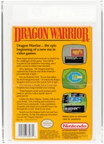 NINTENDO NES (1989) DRAGON WARRIOR (WHITE NINTENDO SEAL) VGA 85 NM+.