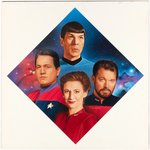 SECOND IN COMMAND STAR TREK ORIGINAL PAINTED ART BY TODD TREADWAY FOR HAMILTON COLLECTION.