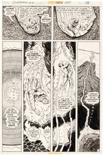 SUPERMAN #282 COMIC BOOK PAGE ORIGINAL ART BY CURT SWAN.