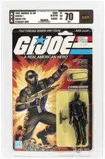 G.I. JOE (1982) - SNAKE EYES SERIES 1/9 BACK AFA 70 EX+ (STRAIGHT ARM).