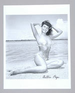 “BETTIE PAGE” AUTOGRAPHED PHOTO.