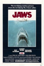 JAWS ONE-SHEET MOVIE POSTER.