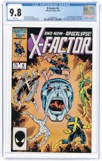 X-FACTOR #6 JULY 1986 CGC 9.8 NM/MINT (FIRST FULL APOCALYPSE).