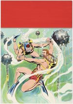 SGT. FURY SPANISH COMIC BOOK COVER ORIGINAL ART BY RAFAEL LÓPEZ ESPÍ.