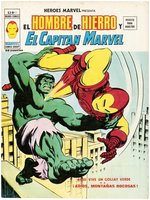 IRON MAN SPANISH COMIC BOOK COVER ORIGINAL ART BY RAFAEL LÓPEZ ESPÍ.